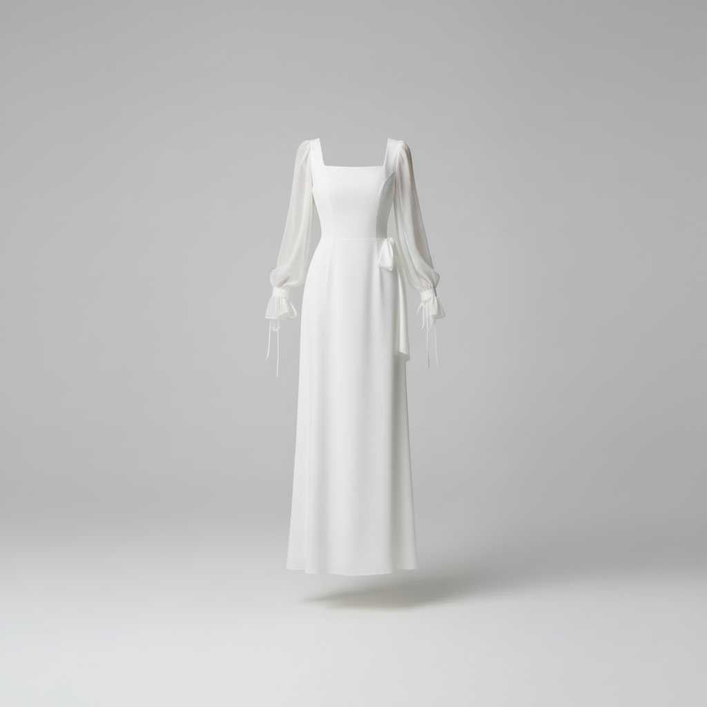 Elegant Maxi Dress | Women's Long Sleeve Wedding Guest Dress