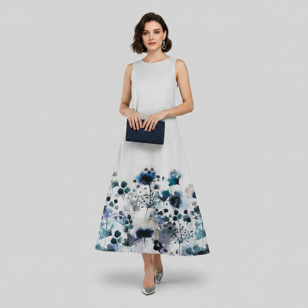 Floral Midi Dress | Women's Summer Dress