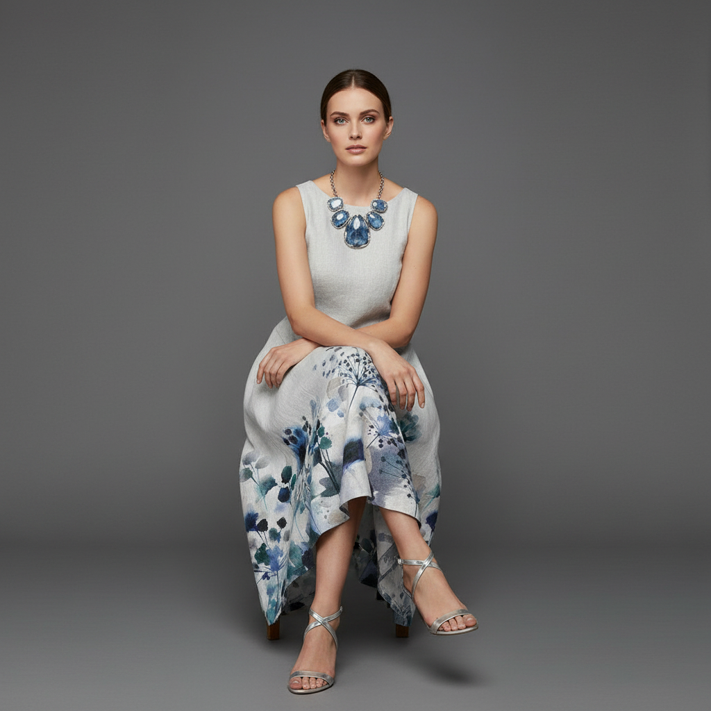 Floral Midi Dress | Women's Summer Dress