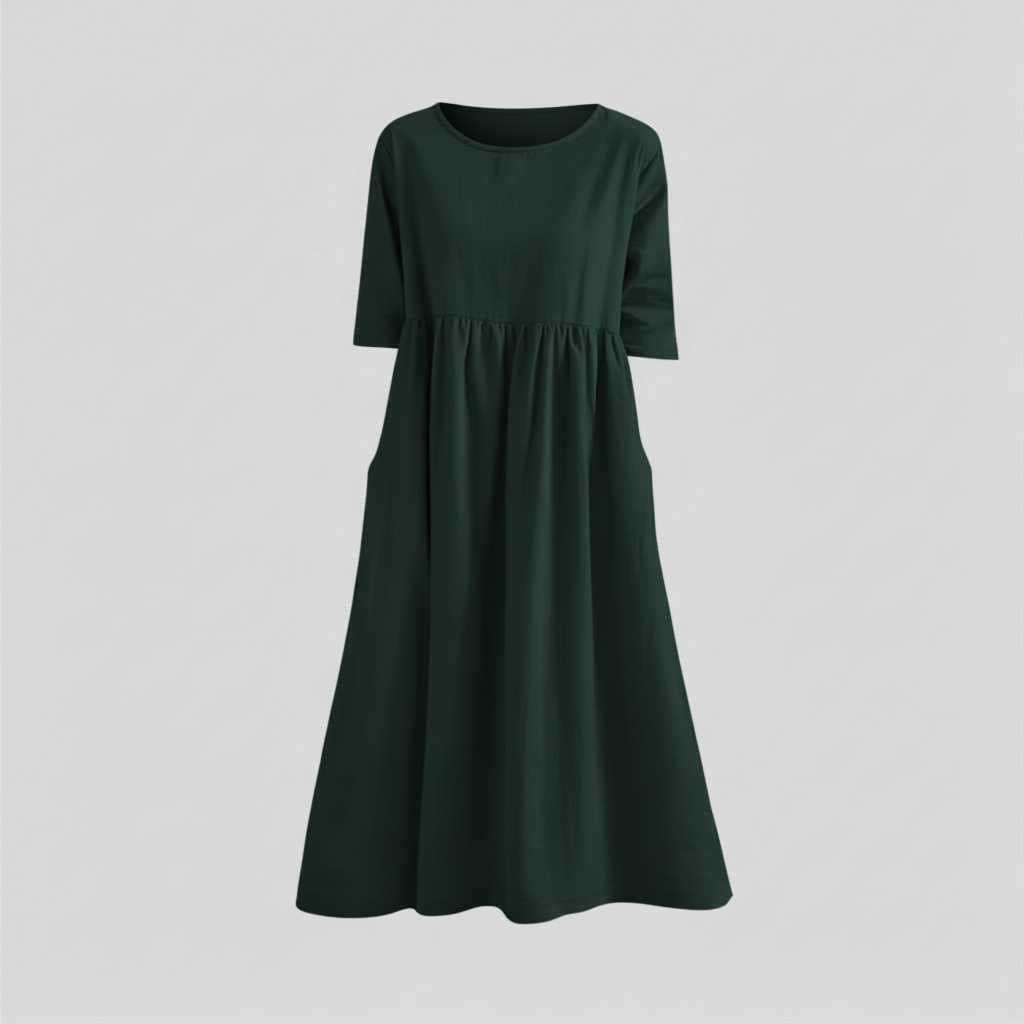 Loose Fit Summer Midi Dress | Women's Dress Casual Wear
