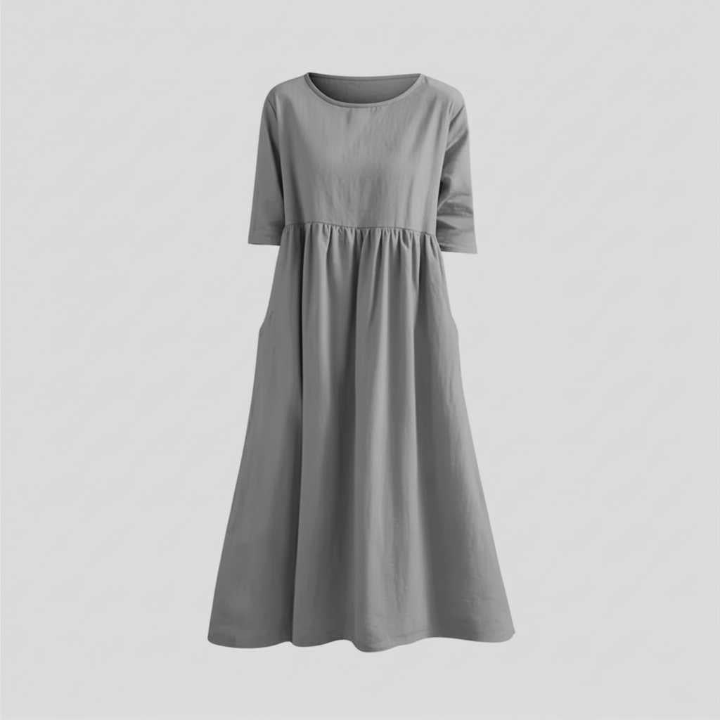 Loose Fit Summer Midi Dress | Women's Dress Casual Wear