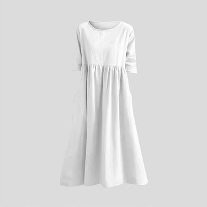Loose Fit Summer Midi Dress | Women's Dress Casual Wear