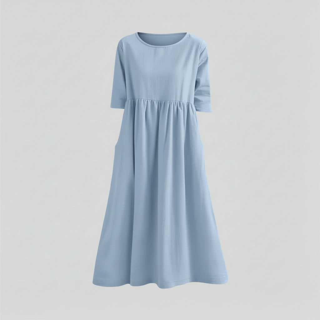 Loose Fit Summer Midi Dress | Women's Dress Casual Wear