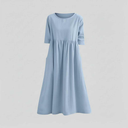 Loose Fit Summer Midi Dress | Women's Dress Casual Wear