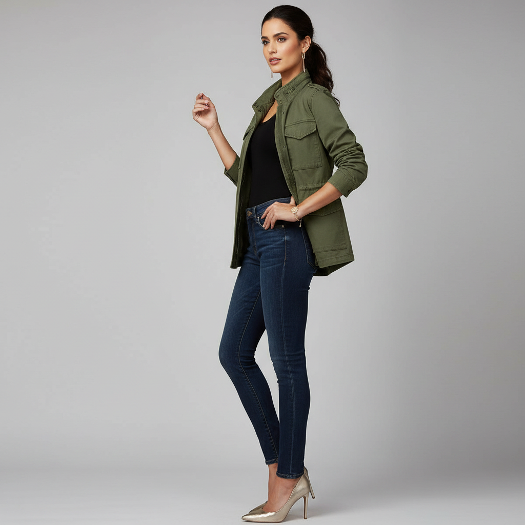 Modern Women's Zipper Jacket | Casual Women's Coats