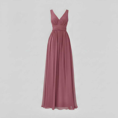 Sleeveless V-Neck Maxi Dress | Long Dresses for Women