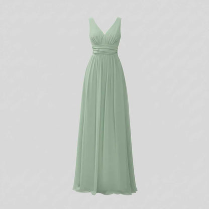 Sleeveless V-Neck Maxi Dress | Long Dresses for Women