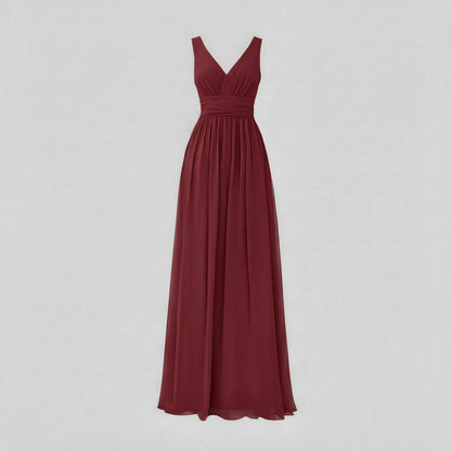Sleeveless V-Neck Maxi Dress | Long Dresses for Women