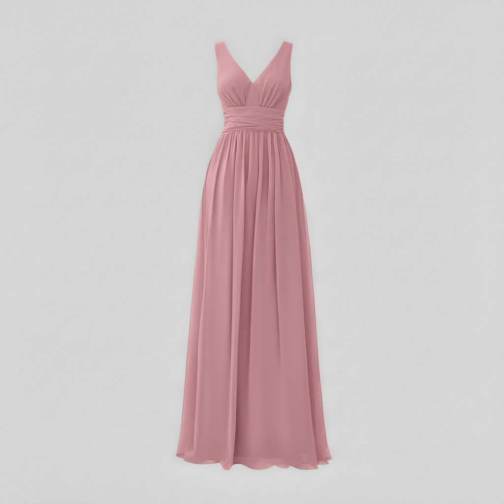 Sleeveless V-Neck Maxi Dress | Long Dresses for Women