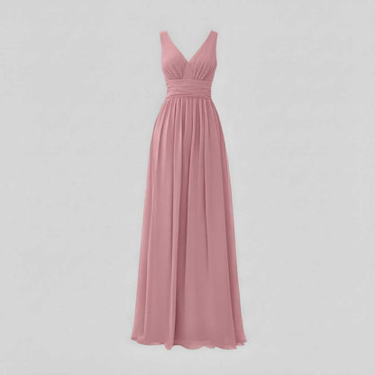 Sleeveless V-Neck Maxi Dress | Long Dresses for Women