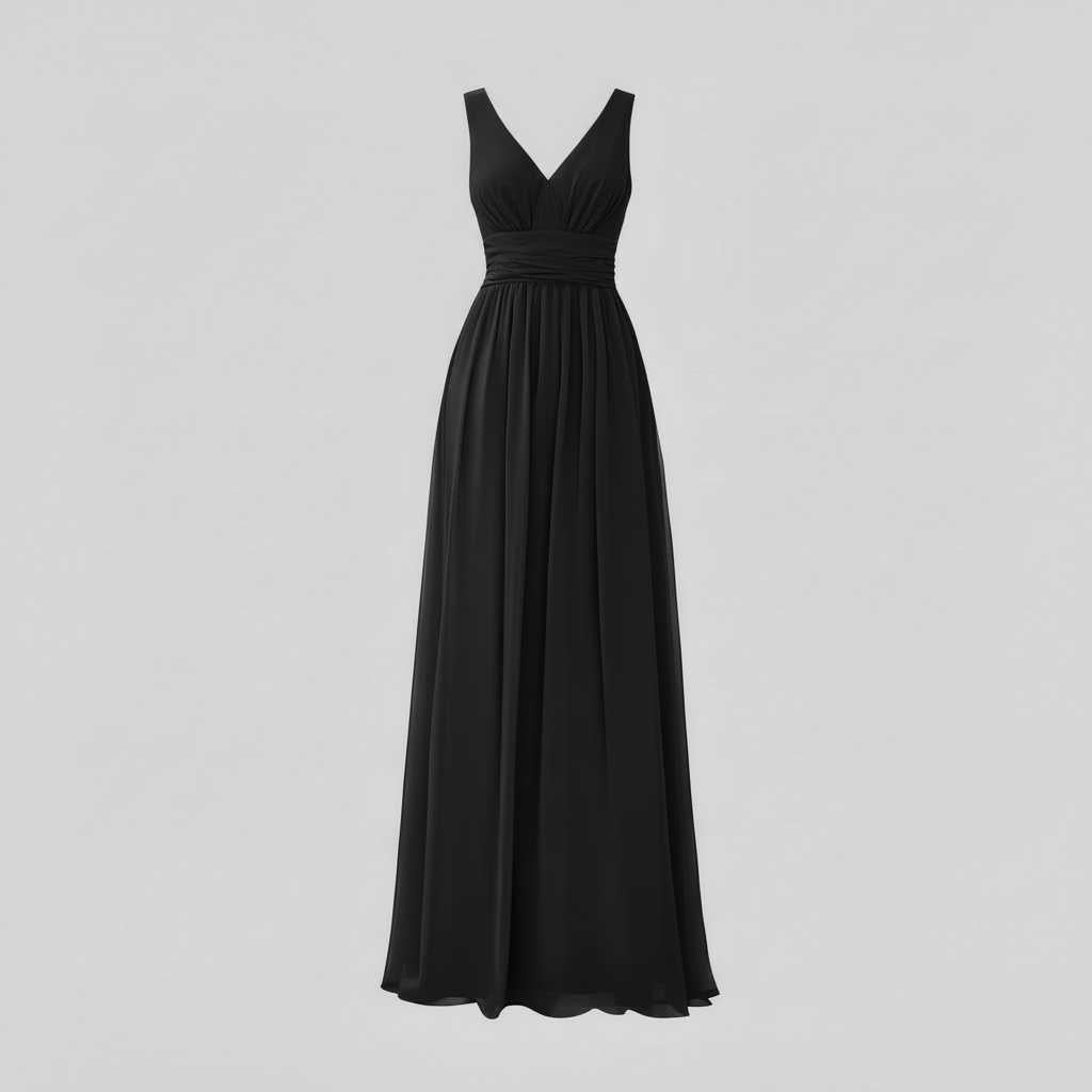 Sleeveless V-Neck Maxi Dress | Long Dresses for Women