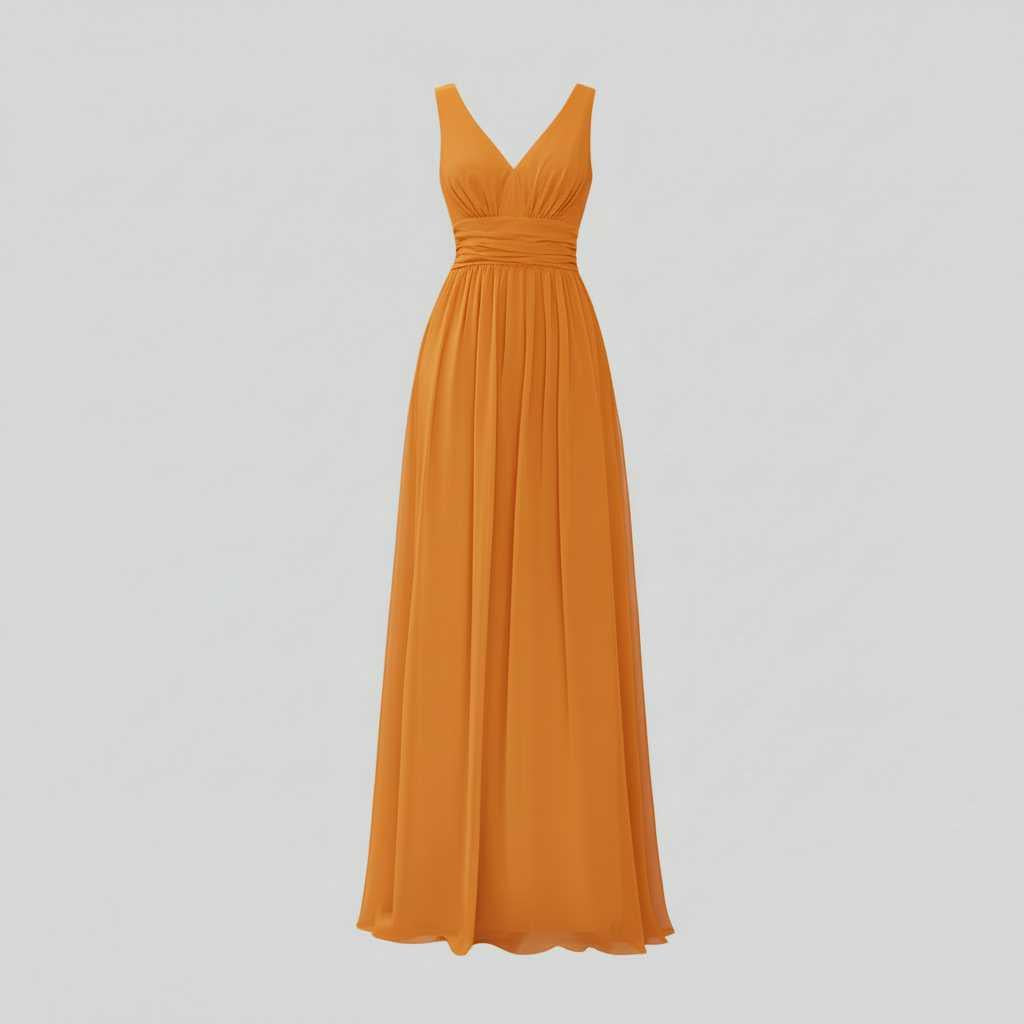 Sleeveless V-Neck Maxi Dress | Long Dresses for Women