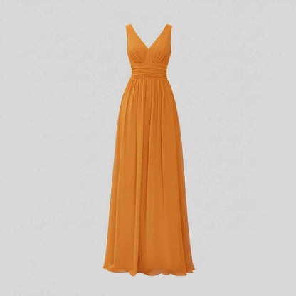 Sleeveless V-Neck Maxi Dress | Long Dresses for Women