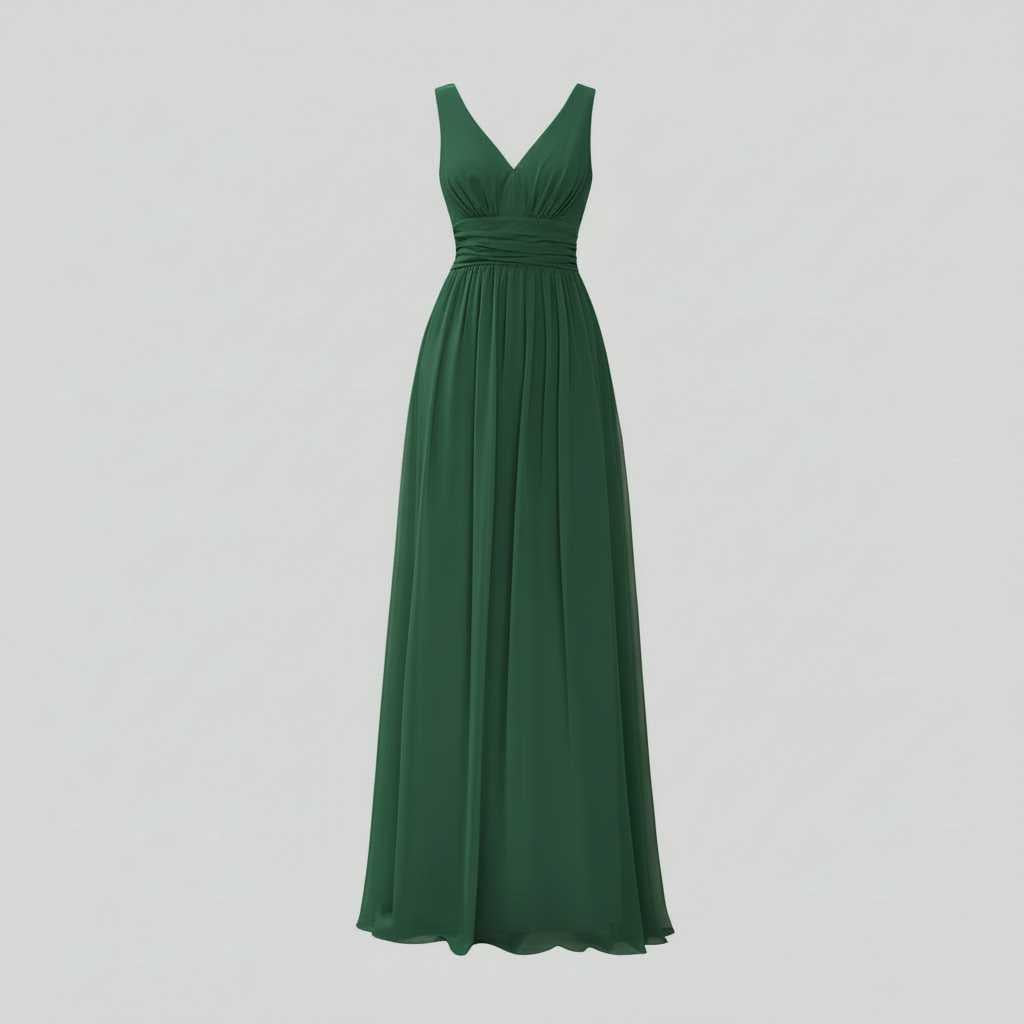 Sleeveless V-Neck Maxi Dress | Long Dresses for Women