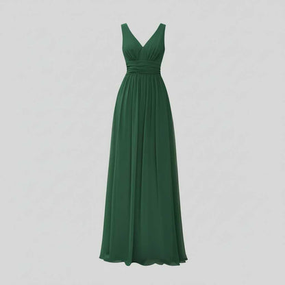 Sleeveless V-Neck Maxi Dress | Long Dresses for Women