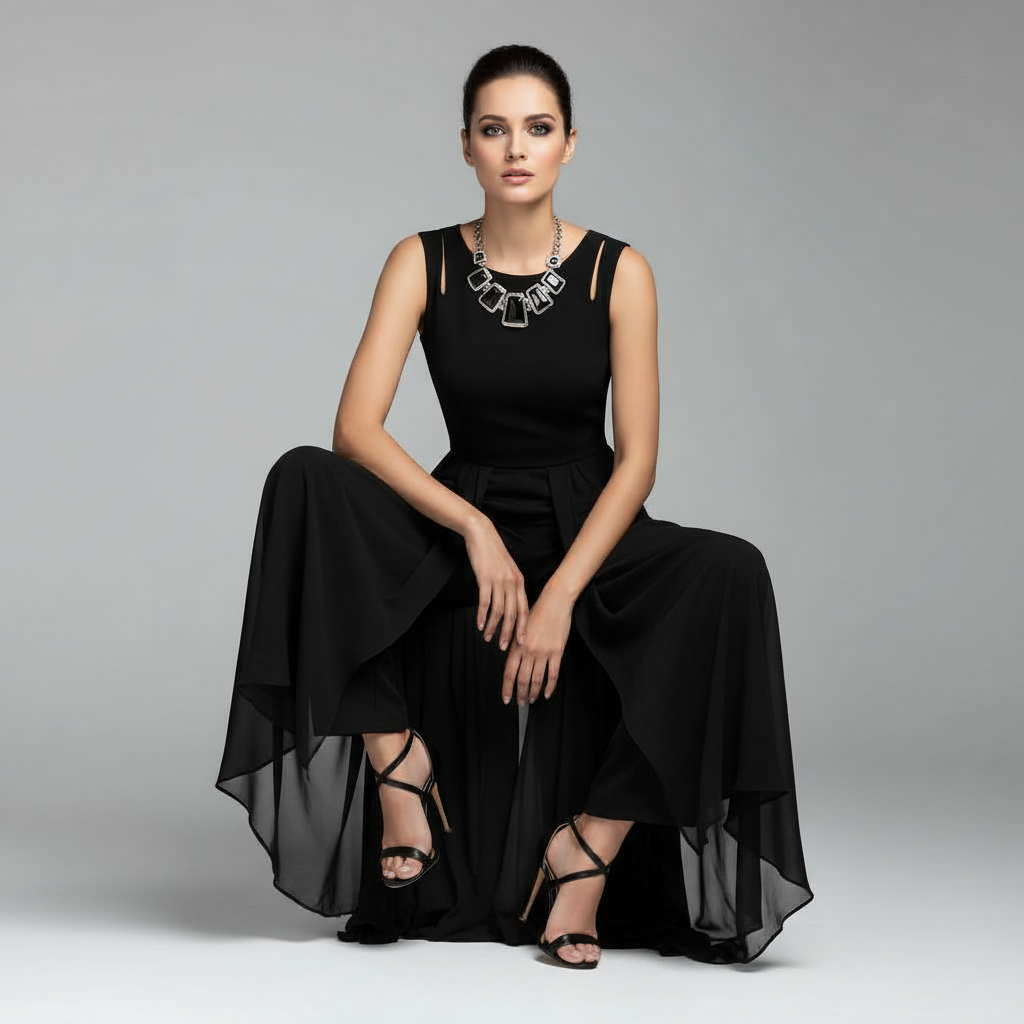 Sleeveless Wide Leg Jumpsuit | Women's Jumpsuit for Summer