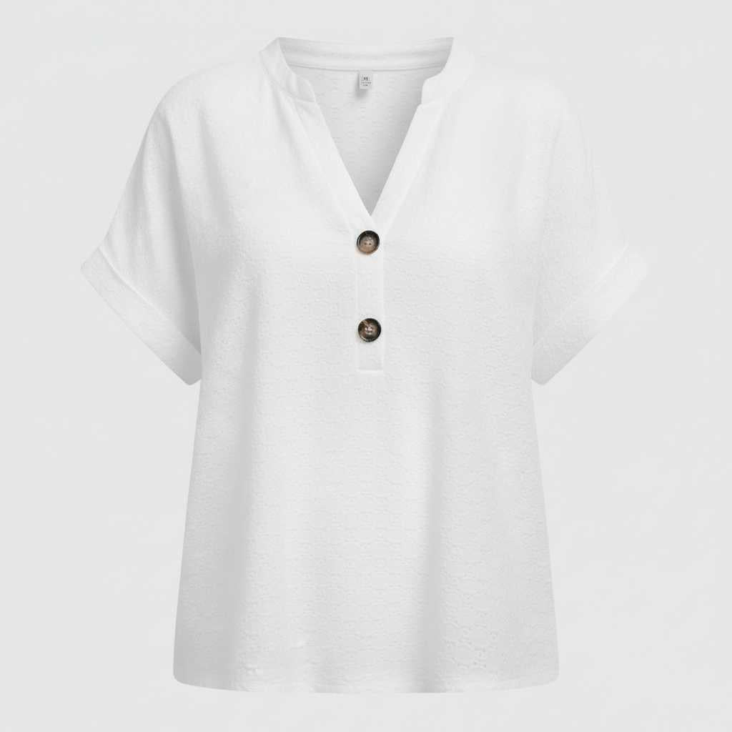 V-Neck Casual Blouse | Women's Going Out Tops