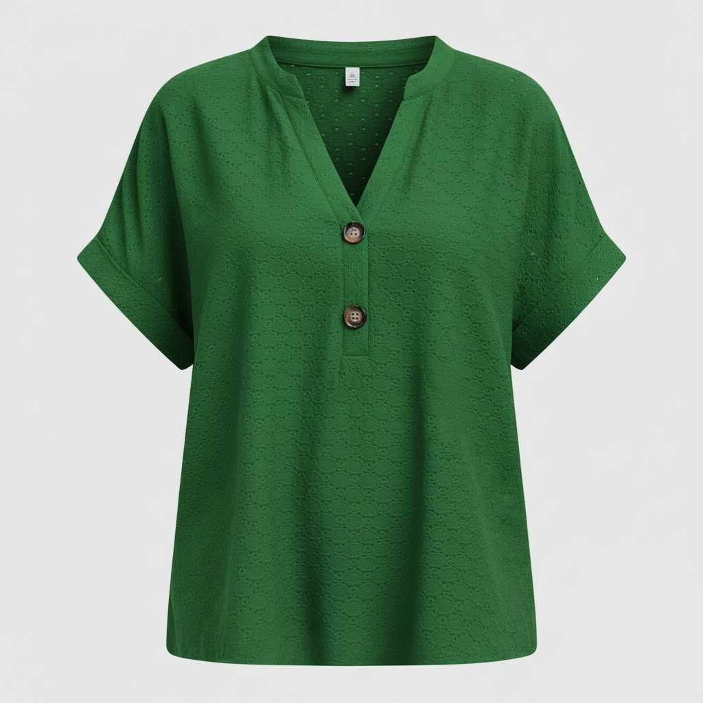 V-Neck Casual Blouse | Women's Going Out Tops