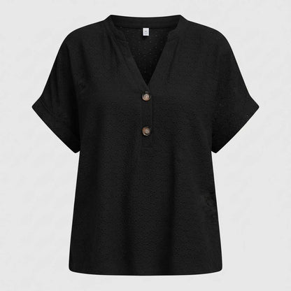 V-Neck Casual Blouse | Women's Going Out Tops
