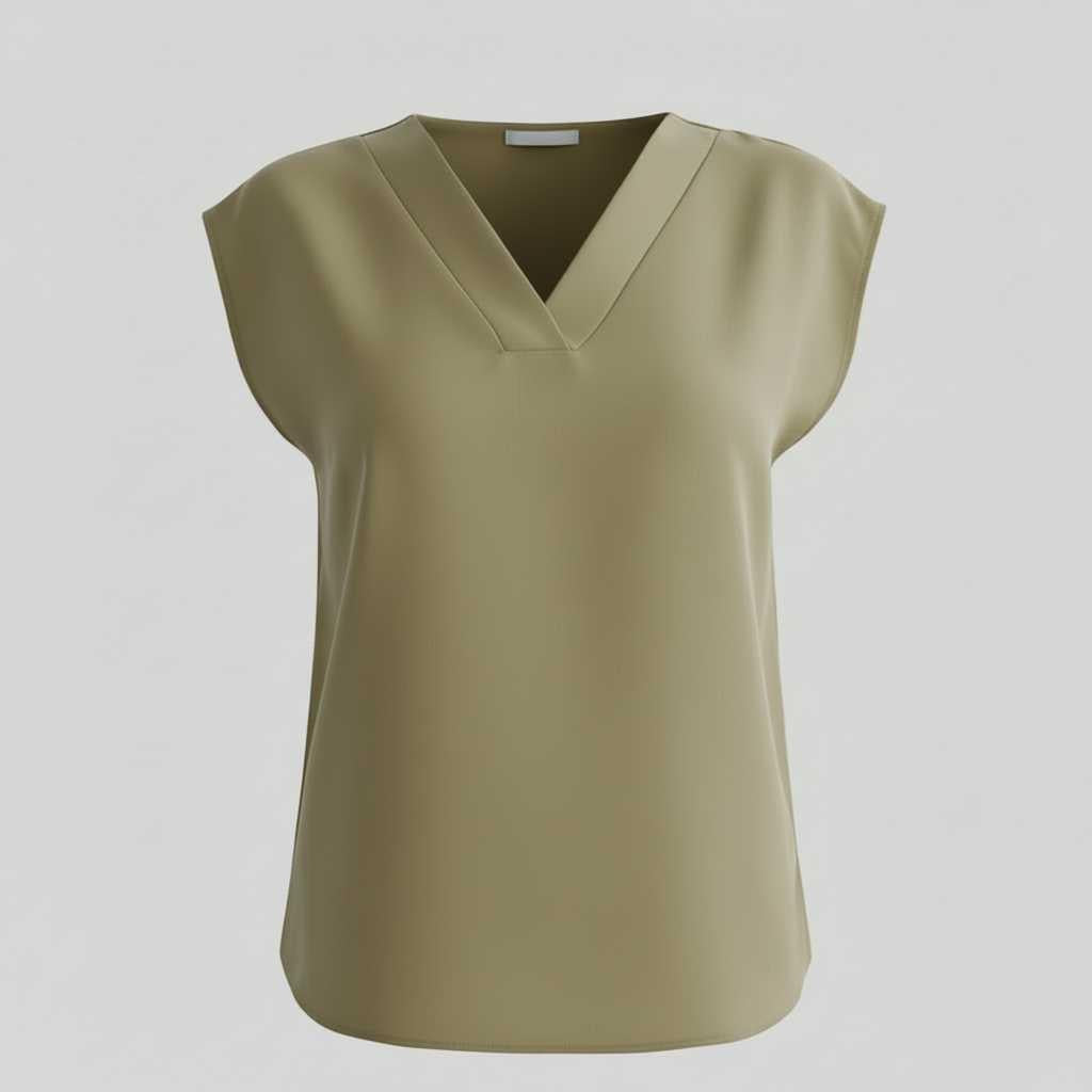 V-Neck Summer Blouse | Women's Blouse for Warm Days