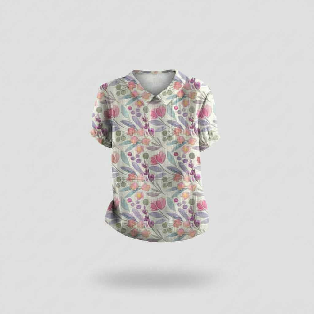 Vintage Floral Blouse | Women's Blouse