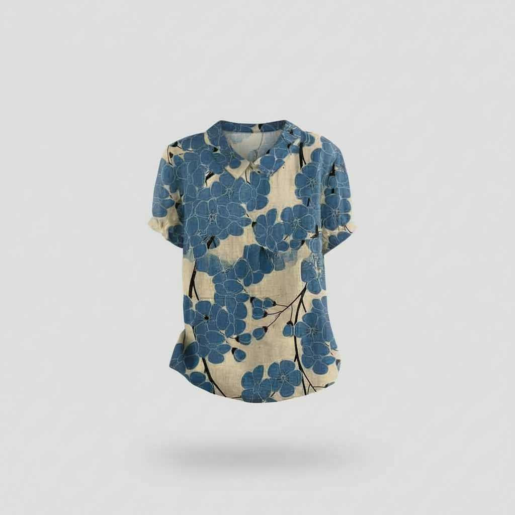 Vintage Floral Blouse | Women's Blouse