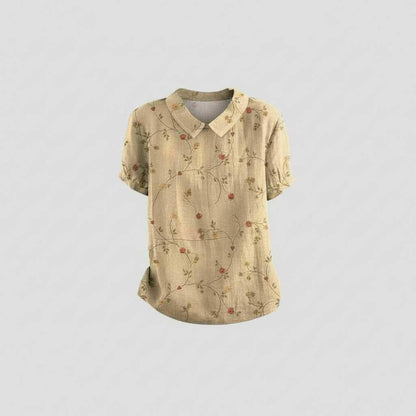 Vintage Floral Blouse | Women's Blouse