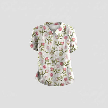 Vintage Floral Blouse | Women's Blouse