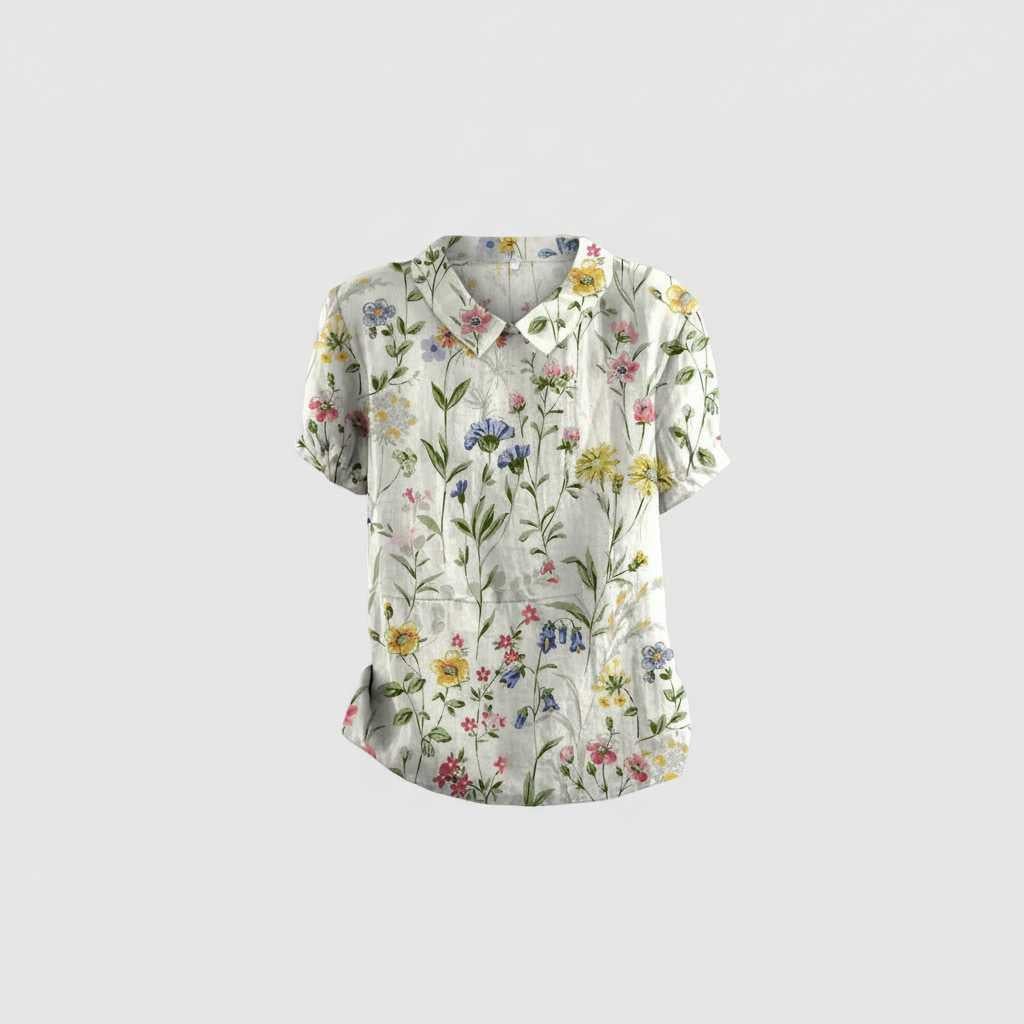 Vintage Floral Blouse | Women's Blouse