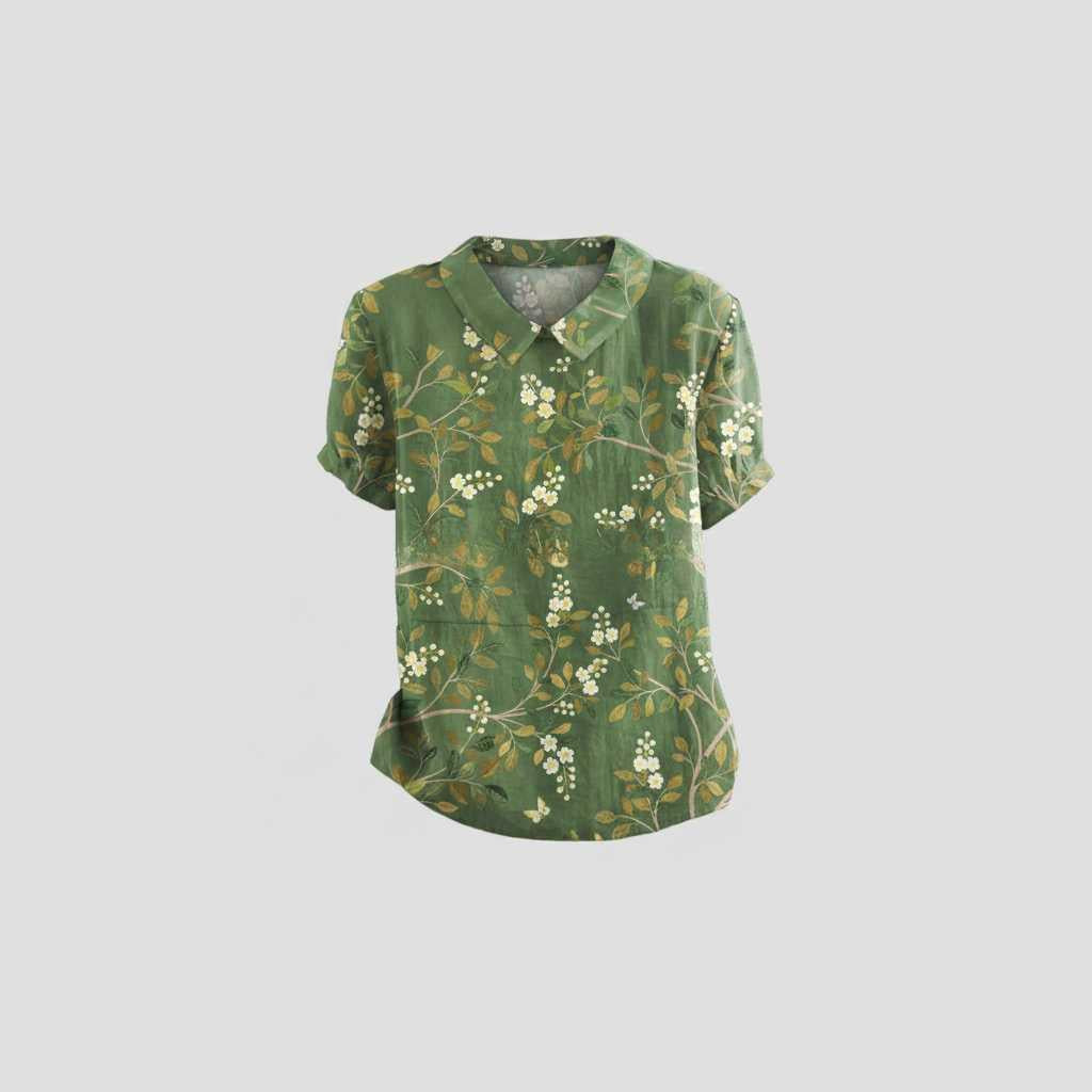 Vintage Floral Blouse | Women's Blouse