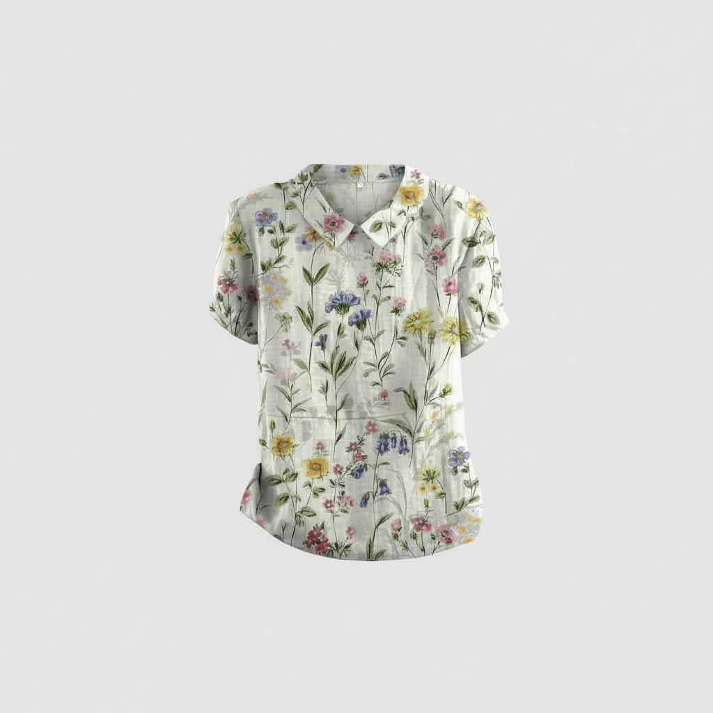Vintage Floral Blouse | Women's Blouse